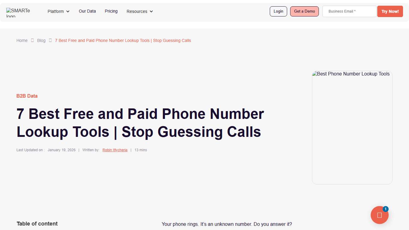 7 Best Free and Paid Phone Number Lookup Tools Stop Guessing Calls